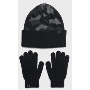 Набір шапка і рукавички Under Armour B Beanie/Glove Combo чорний, сірий Діт OFSM